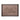 Floral patterned rug with a brown and beige color scheme on a white background