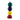 Addison Ross Bobbin Salt/Pepper Grinder in Multicolor (Racing Green, Navy, Yellow, Red)