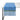 Le Jacquard Francais Escapade Tropicale Blue Table Runner