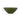 Vibrant Green, white, and brown hand-painted serving bowl