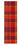 Red and orange tablerunner