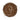 Woven brown nest on a white background
