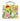 Caspari ‘A Profusion of Flowers’ yellow large gift bag with celadon green rope handles