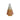 4-1/2" Round x 8"H Embossed Two-Tone Mercury Glass Tree, Amber Color