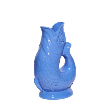 The Original Gluggle Jug Company Gluggle Jugs in Sea Blue side detail