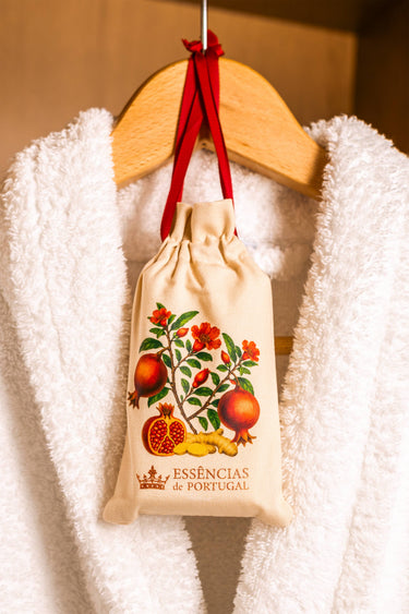scented sachet capturing pomegranate blossom