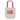 Rifle Paper Co. Floral Americana canvas tote with red, white and blue striped handle. Image is digitally printed.