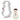 Ann Clark - Mini Snowman Cookie Cutter. (Bag of 1 Dozen)