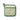 Rifle Paper Co. Artichoke pattern in green and cream on a pot holder. Pot holder has solid green trim and loop and there is a pocket on one side.