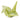 Urban Tokyo - Origami Crane Porcelain Chopsticks Rest 2"L Green