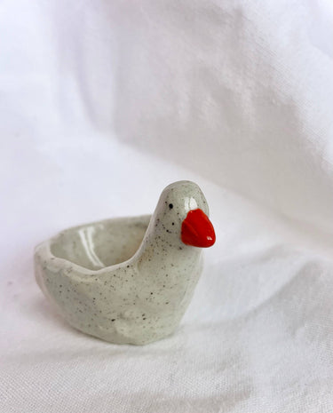 Handmade Ceramic Goose Ring Dish