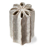 tag - Flower Frog Vase White Stoneware Christmas