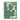 Notebook cover with floral design and 'grateful' text on a green background