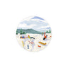 Seedlings coaster featuring Skiers
