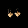 Michael Michaud Hydrangea Petal Drop Earrings