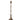 Flower Stem Taper Holder, Antique Brass Finish