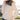 Cream sweater with scalloped hem