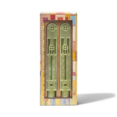 Skeem Frank Lloyd Wright Saguaro Form taper candle set with packaging