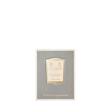 Packaging for Sandalwood & Patchouli Scented Candle 175g