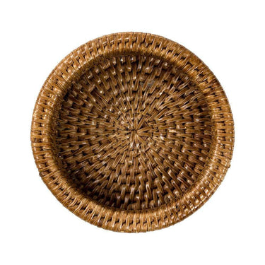 Rattan Wine Bottle Coaster | Natural