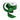 Green & Dark Green Greek Key Wired Ribbon