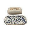 Terrafirma Butter Dish in Cobalt Fern