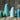 Green, Blue, and Aqua Terracotta Vases