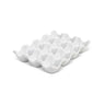 White ceramic egg crate egg holder
