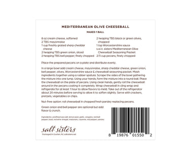 Cheeseball Spice Mix - Mediterranean Olive