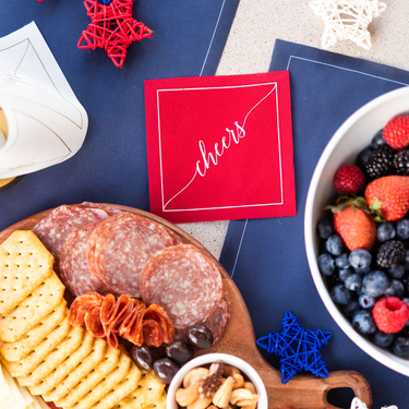 Cocktail Napkins | Red Carpet Disposable Cotton