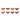 4-1/2" Round x 2-1/4"H Hand-Painted Stoneware Latte Bowl, White and Red, 8 Styles