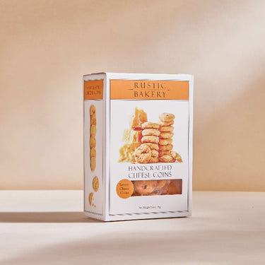 Rustic bakery cheese coins