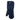 Navy blue silicone oven mitt with a textured surface and a terry lining cuff.