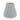 HomArt Margot Vase - Scallop - Matte Blue