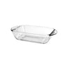 Glass square baking dish